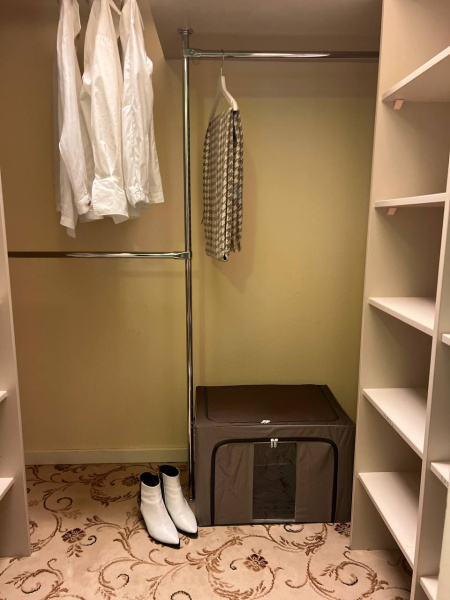 Кофр складной на молнии с металлическим каркасом для хранения вещей, детских игрушек, постельного белья 60х40х42 см., р-р L 100 литров / Тканевый складной органайзер с ручками